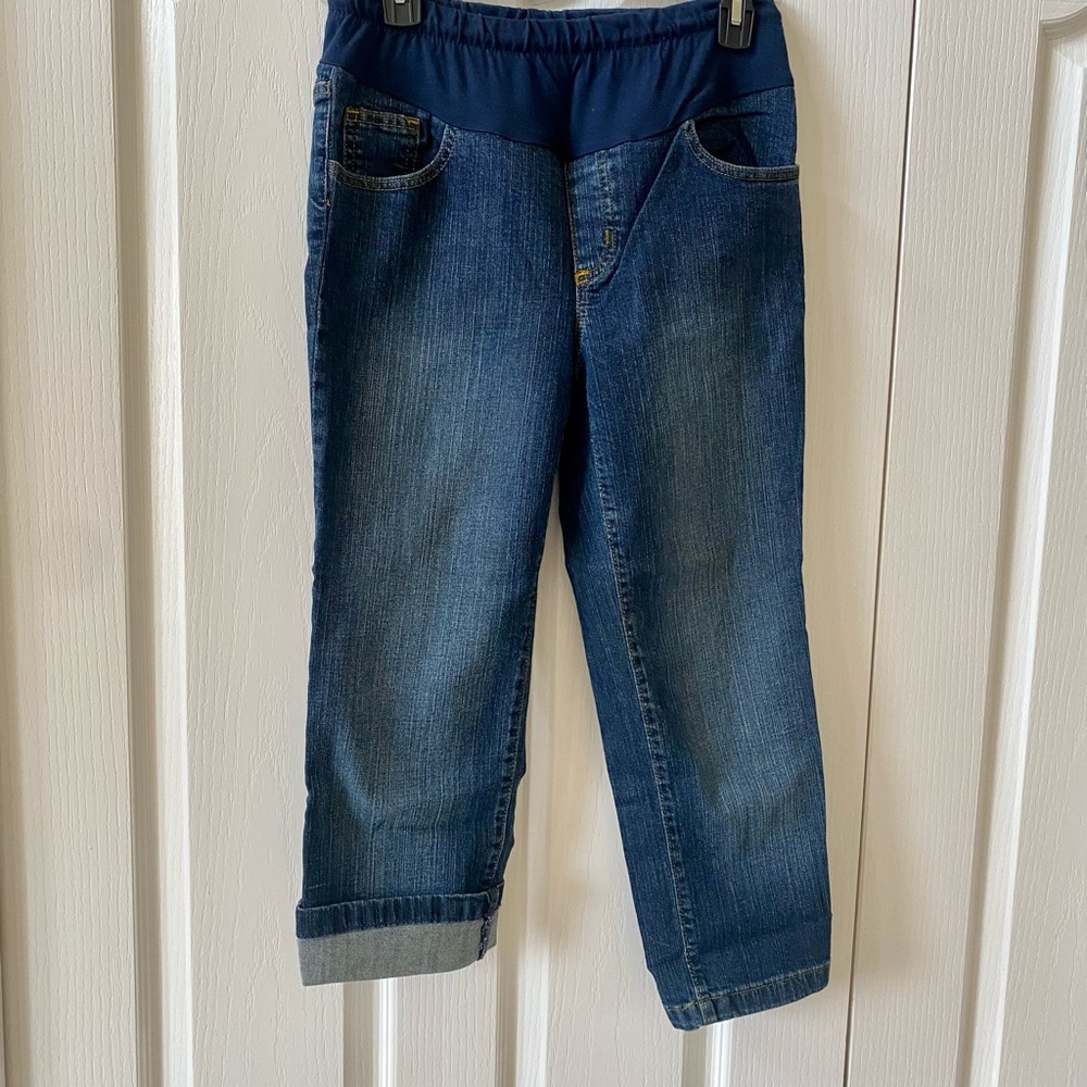 Oh Baby Denim Jeans with Stretch Waistband maternity